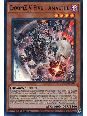 DoomZ V Five - Amalthe - DOOD-EN009 - Ultra Rare 