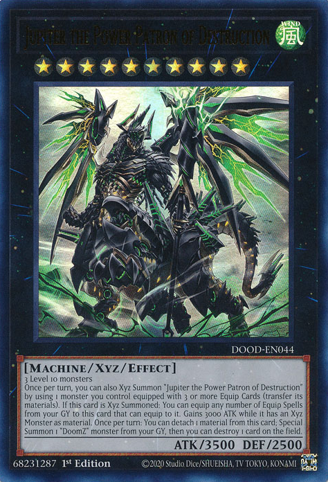 Jupiter the Power Patron of Destruction - DOOD-EN044 - Ultra Rare  1