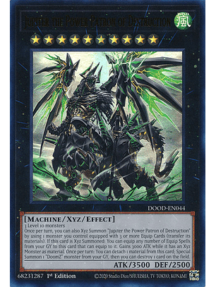 Jupiter the Power Patron of Destruction - DOOD-EN044 - Ultra Rare 