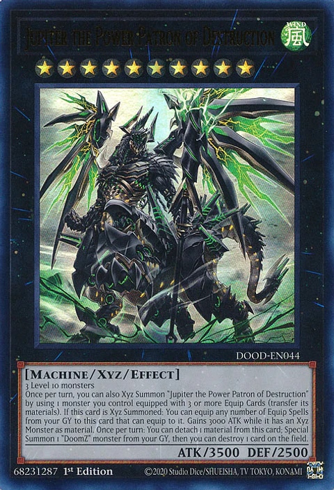 Jupiter the Power Patron of Destruction - DOOD-EN044 - Ultra Rare 