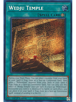 Wedju Temple - MP25-EN091 - Prismatic Secret Rare