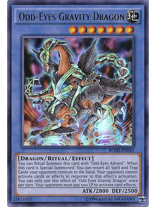 Odd-Eyes Gravity Dragon - BOSH-EN043 - Ultra Rare (jugado)