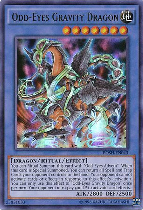 Odd-Eyes Gravity Dragon - BOSH-EN043 - Ultra Rare (jugado)