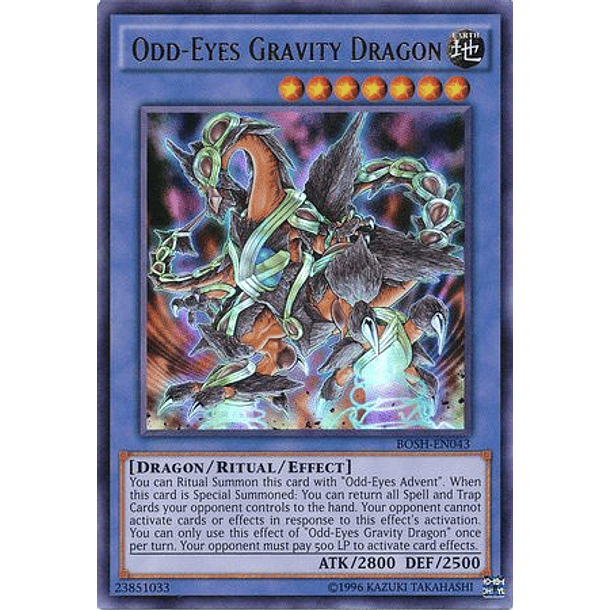 Odd-Eyes Gravity Dragon - BOSH-EN043 - Ultra Rare (jugado)
