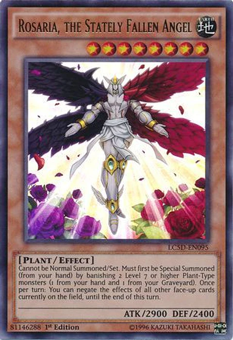 Rosaria, the Stately Fallen Angel - LC5D-EN095 - Ultra Rare