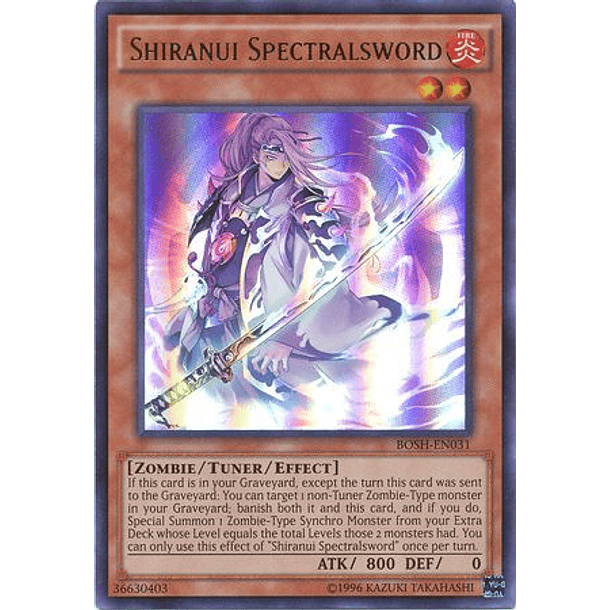 Shiranui Spectralsword - BOSH-EN031 - Ultra Rare 