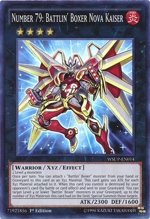 Number 79: Battlin' Boxer Nova Kaiser - WSUP-EN014 - Super Rare
