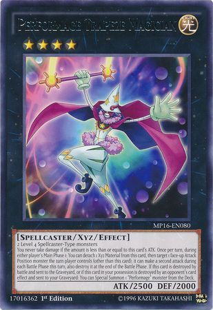 Performage Trapeze Magician - MP16-EN080 - Rare 1