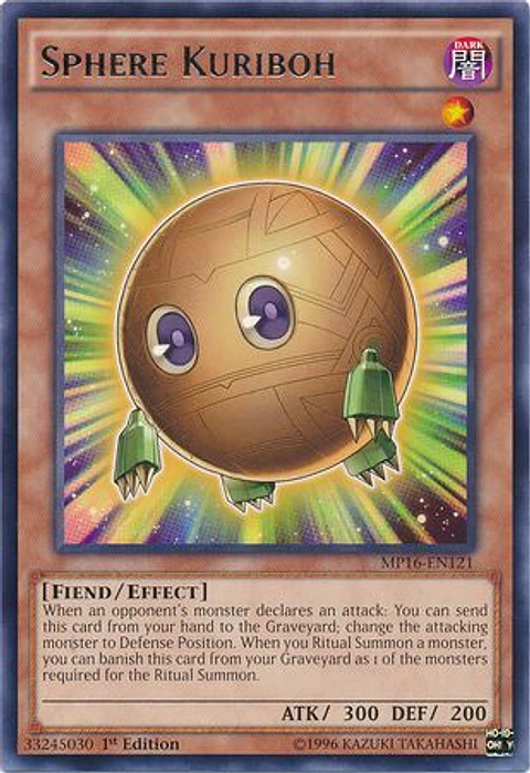 Sphere Kuriboh - MP16-EN121 - Rare 