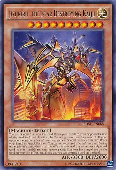Jizukiru, the Star Destroying Kaiju - BOSH-EN088 - Rare
