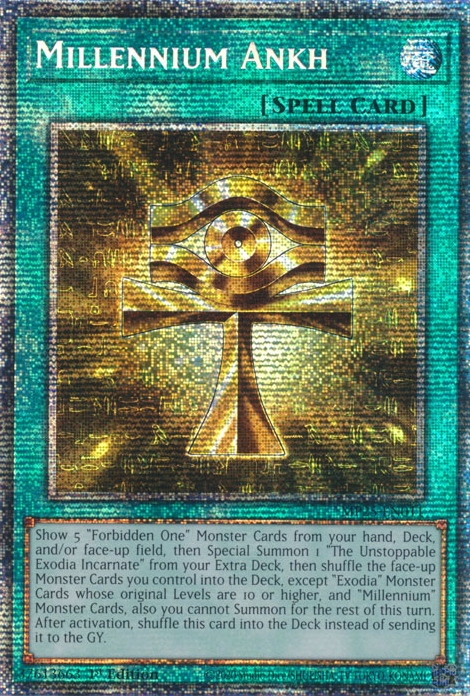 Millennium Ankh - MP25-EN011 - Starlight Rare 1