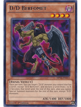 D/D Berfomet - MP16-EN113 - Rare