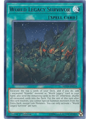 World Legacy Survivor - MP19-EN119 - Rare