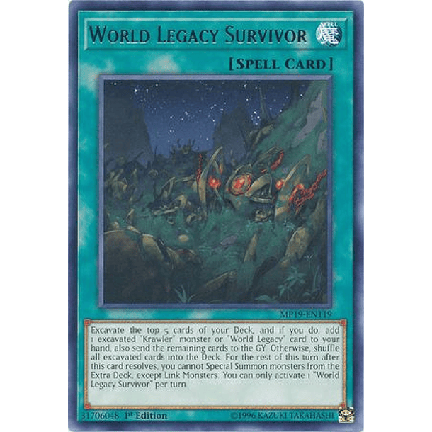 World Legacy Survivor - MP19-EN119 - Rare