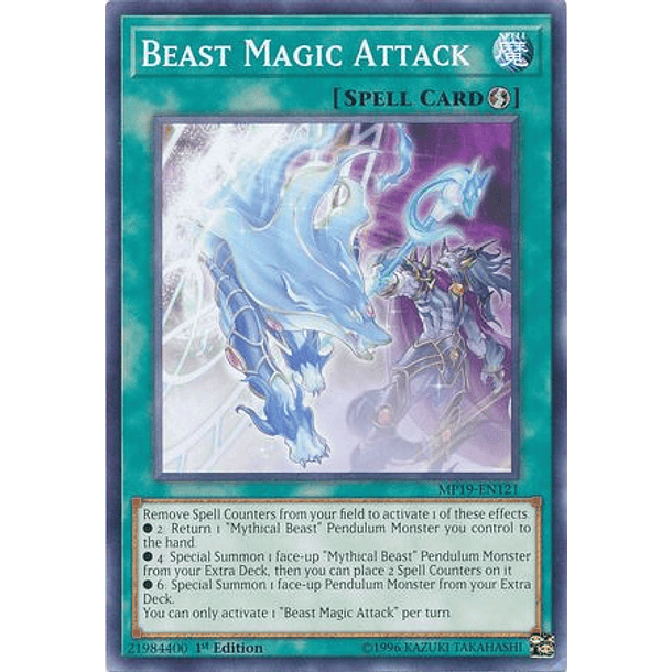 Beast Magic Attack - MP19-EN121 - Common