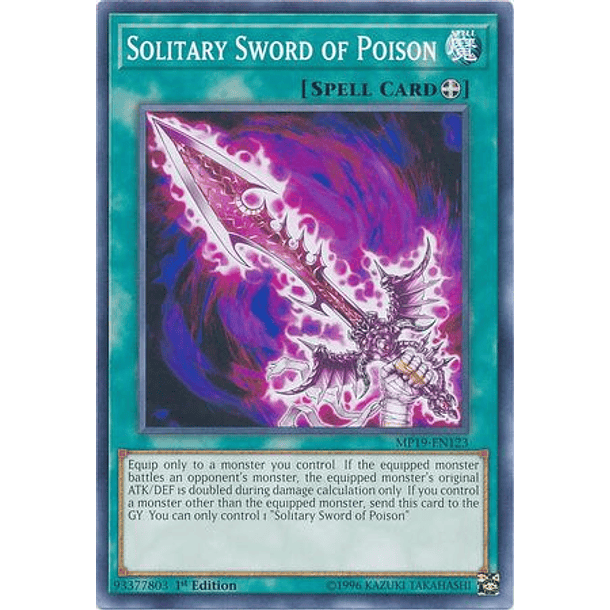 Solitary Sword of Poison - MP19-EN123 - Common