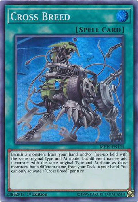 Cross Breed - MP19-EN124 - Super Rare 