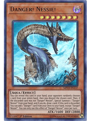 Danger! Nessie! - MP19-EN137 - Ultra Rare