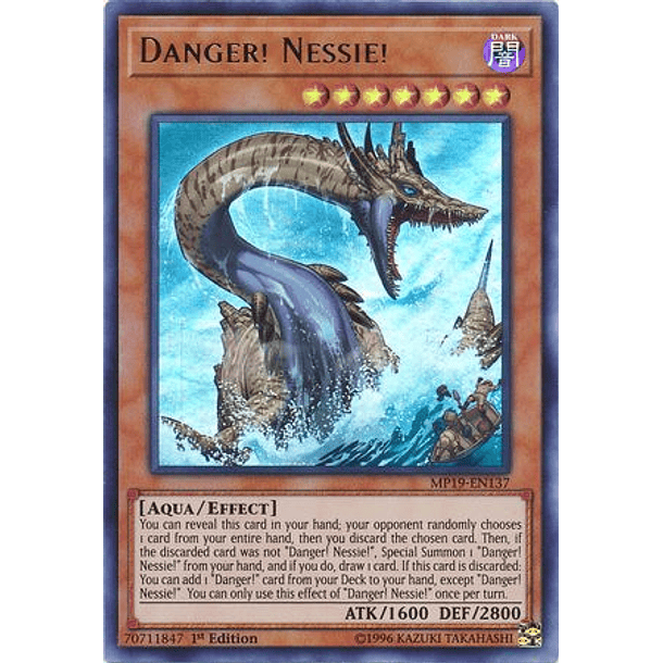Danger! Nessie! - MP19-EN137 - Ultra Rare