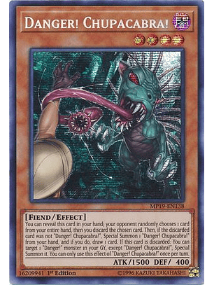 Danger! Chupacabra! - MP19-EN138 - Prismatic Secret Rare
