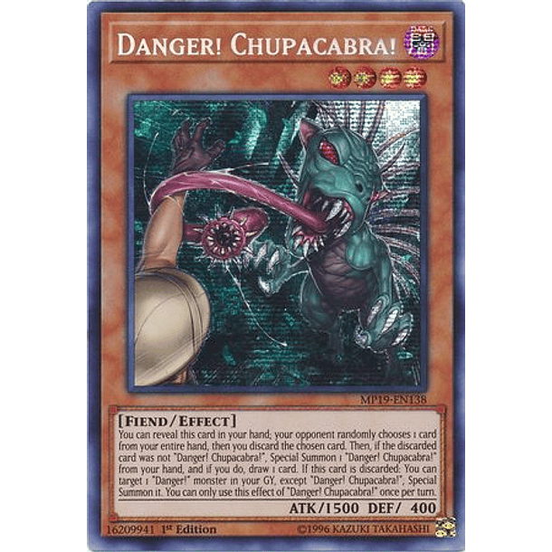 Danger! Chupacabra! - MP19-EN138 - Prismatic Secret Rare