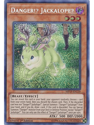 Danger!? Jackalope? - MP19-EN139 - Prismatic Secret Rare