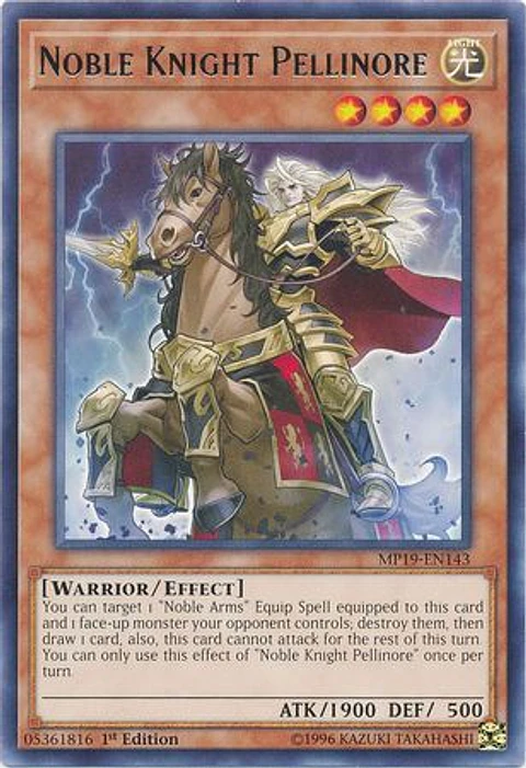 Noble Knight Pellinore - MP19-EN143 - Rare 