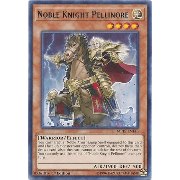 Noble Knight Pellinore - MP19-EN143 - Rare 