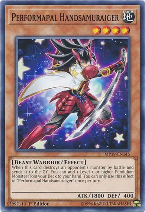 Performapal Handsamuraiger - MP19-EN145 - Common 