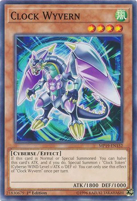 Clock Wyvern - MP19-EN152 - Common