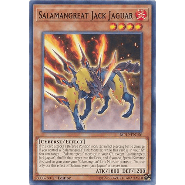 Salamangreat Jack Jaguar - MP19-EN156 - Common