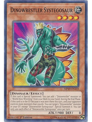 Dinowrestler Systegosaur - MP19-EN159 - Common