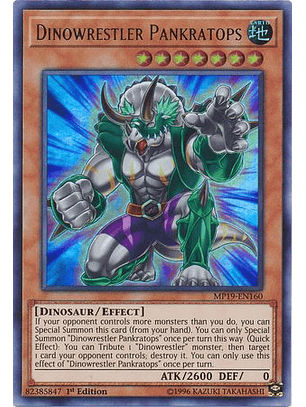 Dinowrestler Pankratops - MP19-EN160 - Ultra Rare
