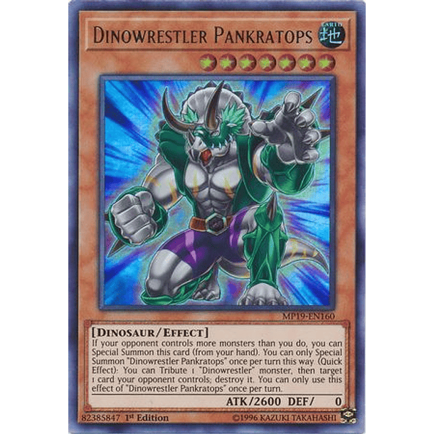Dinowrestler Pankratops - MP19-EN160 - Ultra Rare