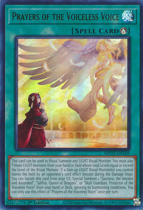 Prayers of the Voiceless Voice - MP25-EN169 - Ultra Rare 