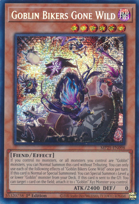 Goblin Bikers Gone Wild - MP25-EN098 - Prismatic Secret Rare 1