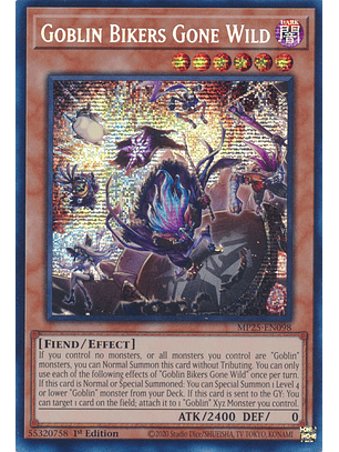 Goblin Bikers Gone Wild - MP25-EN098 - Prismatic Secret Rare