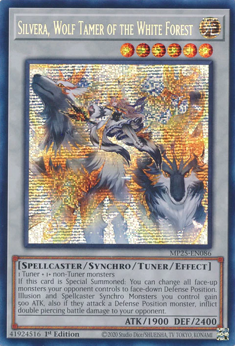 Silvera, Wolf Tamer of the White Forest - MP25-EN086 - Prismatic Secret Rare