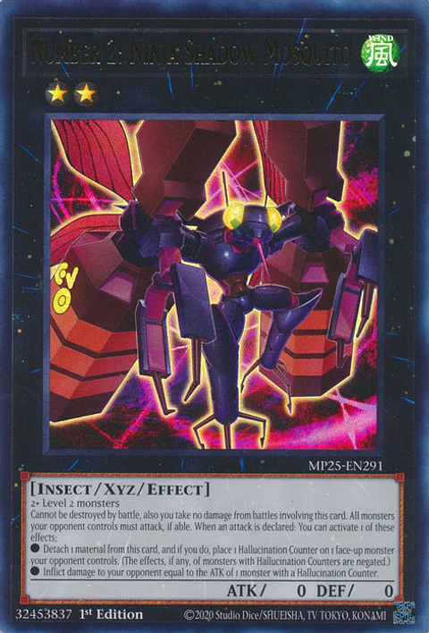 Number 2: Ninja Shadow Mosquito - MP25-EN291 - Ultra Rare 