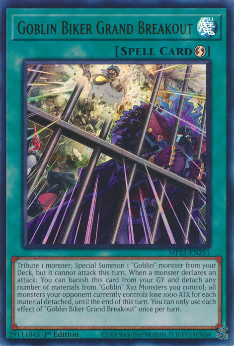 Goblin Biker Grand Breakout - MP25-EN251 - Ultra Rare  1