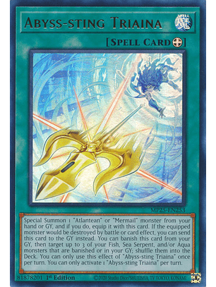 Abyss-sting Triaina - MP25-EN253 - Ultra Rare 