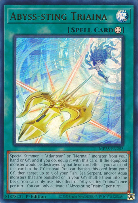 Abyss-sting Triaina - MP25-EN253 - Ultra Rare 
