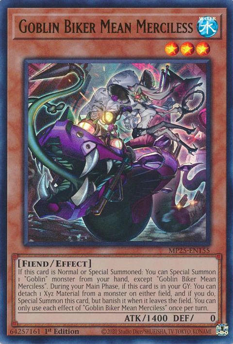 Goblin Biker Mean Merciless - MP25-EN155 - Ultra Rare 