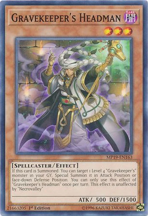 Gravekeeper's Headman - MP19-EN163 - Common