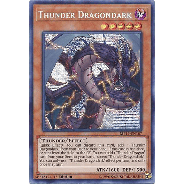 Thunder Dragondark - MP19-EN167 - Prismatic Secret Rare