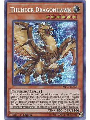 Thunder Dragonhawk - MP19-EN168 - Prismatic Secret Rare