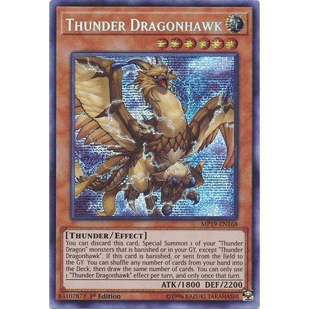 Thunder Dragonhawk - MP19-EN168 - Prismatic Secret Rare
