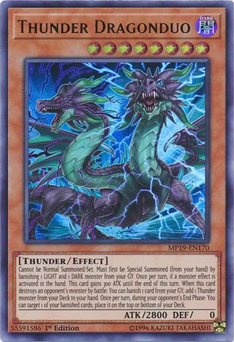 Thunder Dragonduo - MP19-EN170 - Ultra Rare