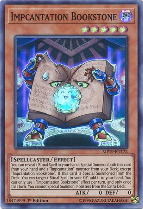 Impcantation Bookstone - MP19-EN172 - Super Rare