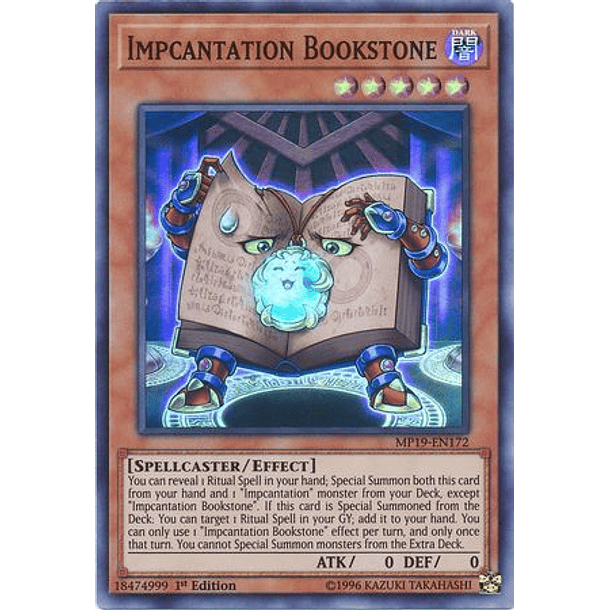 Impcantation Bookstone - MP19-EN172 - Super Rare